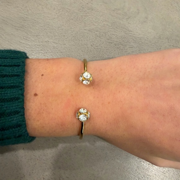 Kate Spade Gold Bracelet with Crystal Ends - Picture 4 of 4